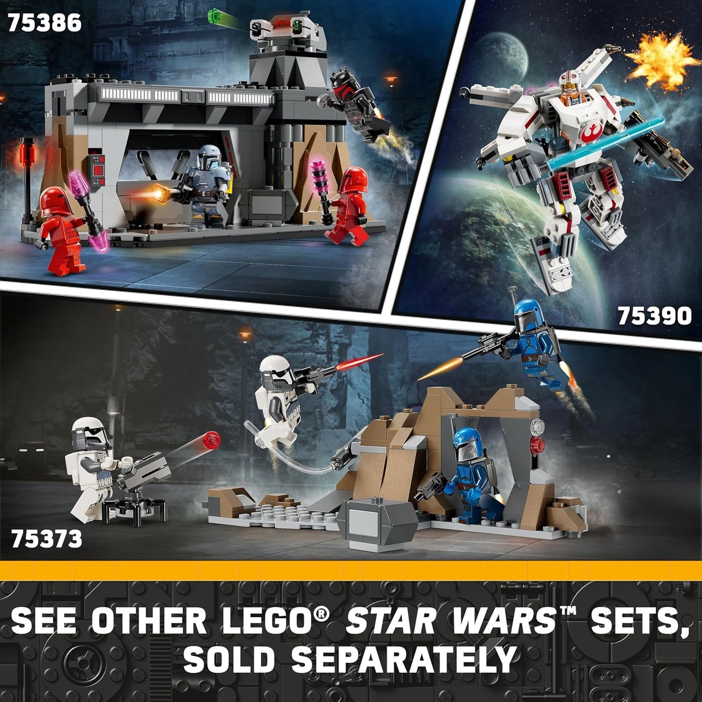 LEGO Star Wars Captain Rex Y-Wing Microfighter Set 75391 Building Blocks Toys for 6+ Gift for Boys and Girls