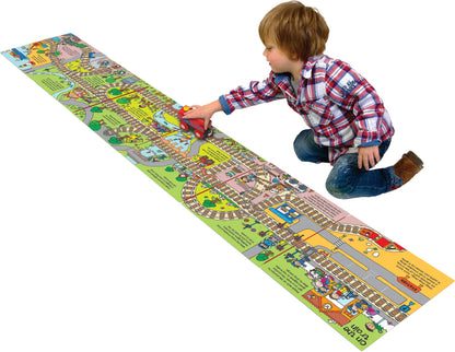 Convertible Train – Sit-in Train | Playmat & Storybook for Preschoolers