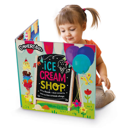 Convertible Ice Cream Shop – Activity Book and Pop-Up Ice Cream shop for preschoolers