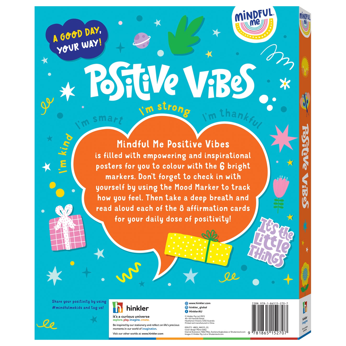 Mindful Me Positive Vibes Colouring Kit