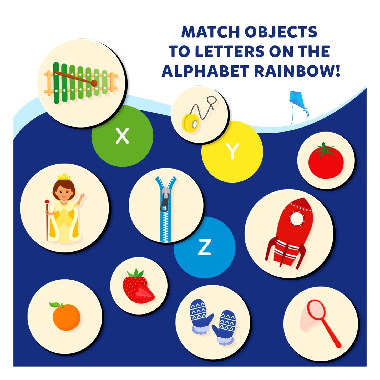 Magnetic Match - Alphabet Rainbow