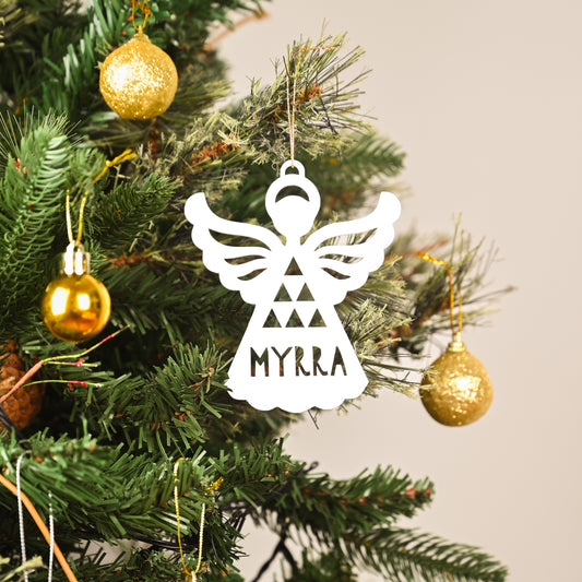 Personalised Ornament Xmas Shape | Angel