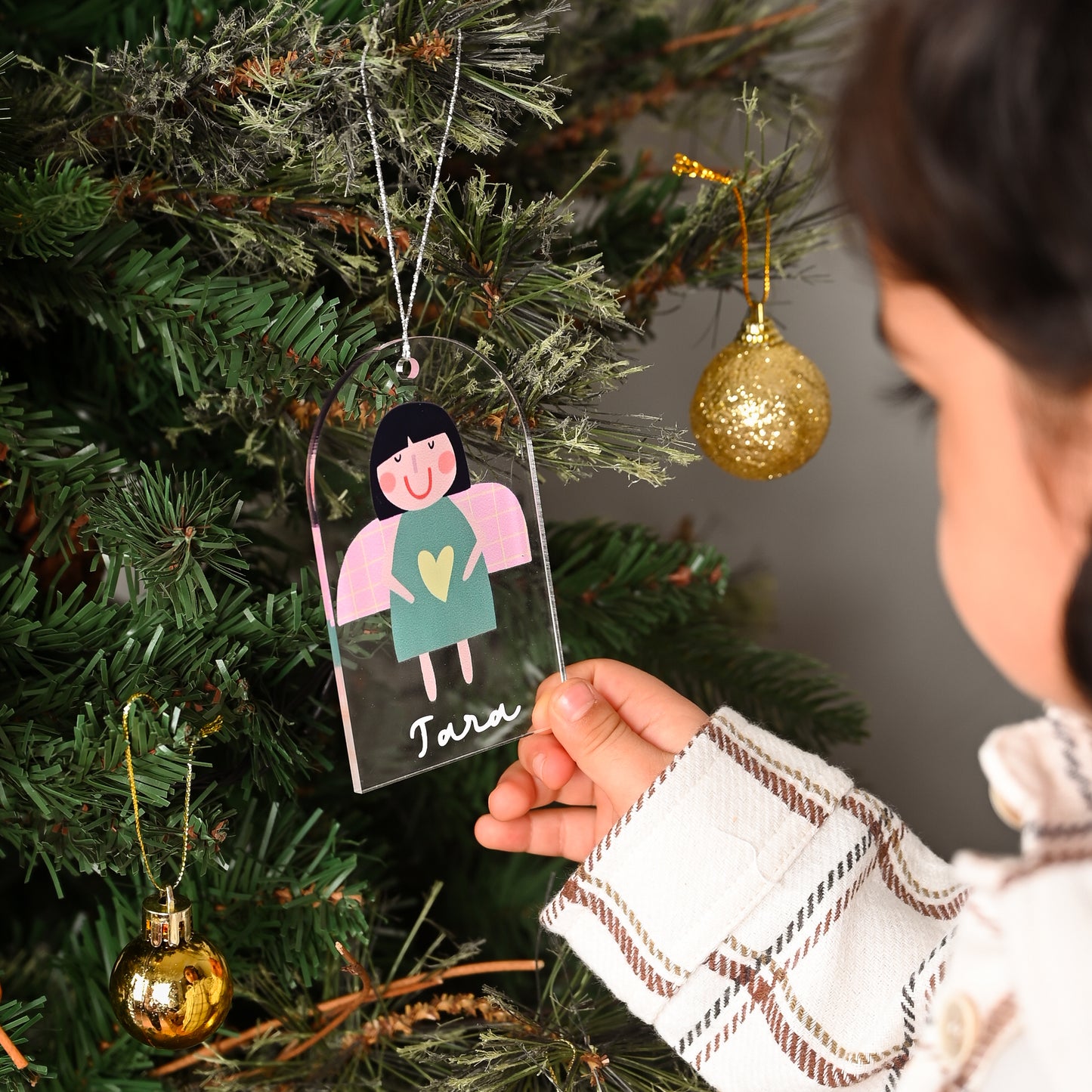 Personalised Ornament | Printed Angel