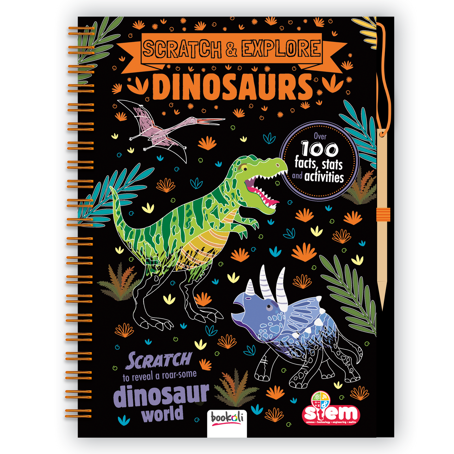 Scratch & Explore Book: Dinosaurs