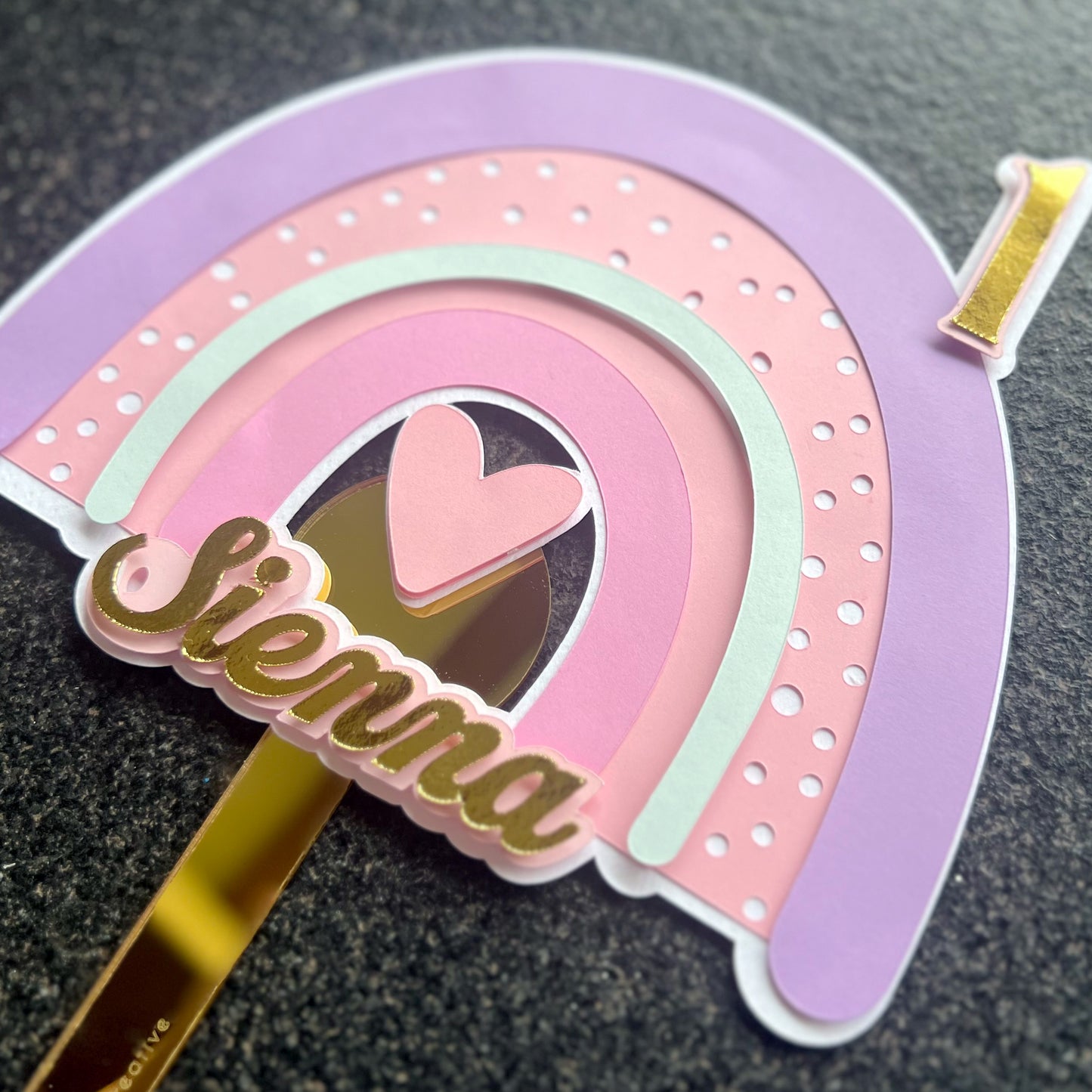 Rainbow Magic Cake Topper