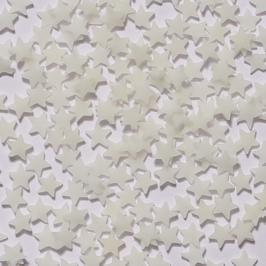 Stikeeze Glow in the Dark Confetti  | Stars | 3 gms | For Crafts, Slime & Resin Art