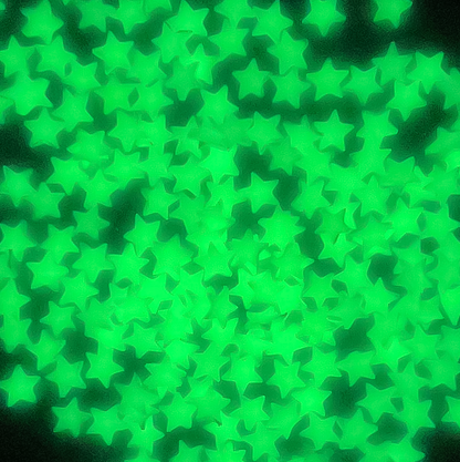 Stikeeze Glow in the Dark Confetti  | Stars | 3 gms | For Crafts, Slime & Resin Art