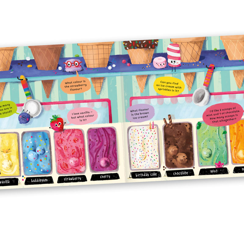 Convertible Ice Cream Shop – Activity Book and Pop-Up Ice Cream shop for preschoolers