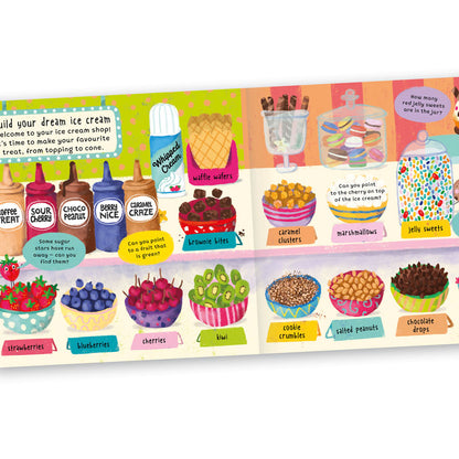 Convertible Ice Cream Shop – Activity Book and Pop-Up Ice Cream shop for preschoolers