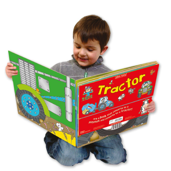 Convertible Tractor – Farm Playmat & Sit-in Tractor & Farmyard Animal Story for 3–6 Years