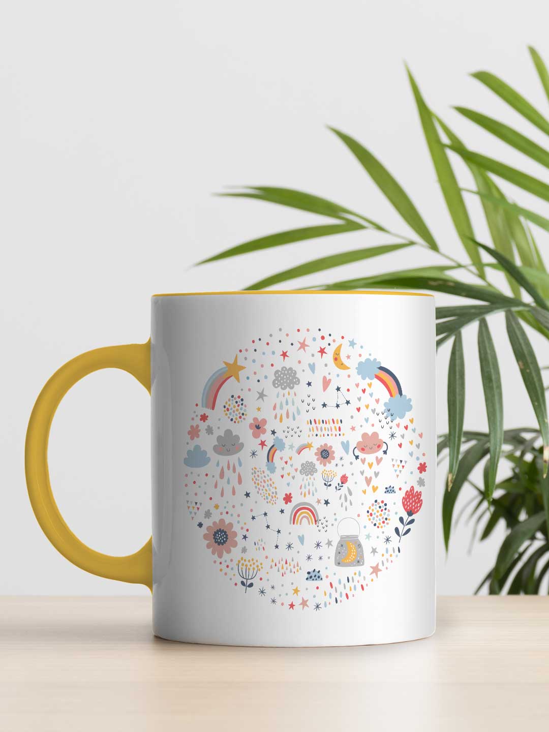 BKC Shooting Star - Coffee Mugs Yellow