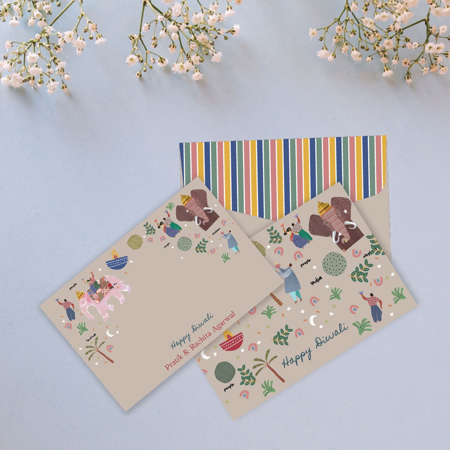 Flat Cards + Envelopes - Set of 25