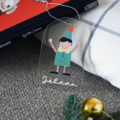 Personalised Printed Ornament | Printed Elf