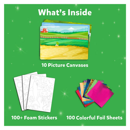 Foil Fun: World Of Animals | No Mess Art Kit