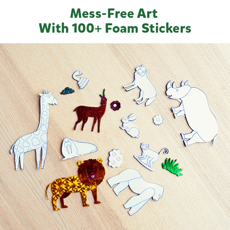 Foil Fun: World Of Animals | No Mess Art Kit