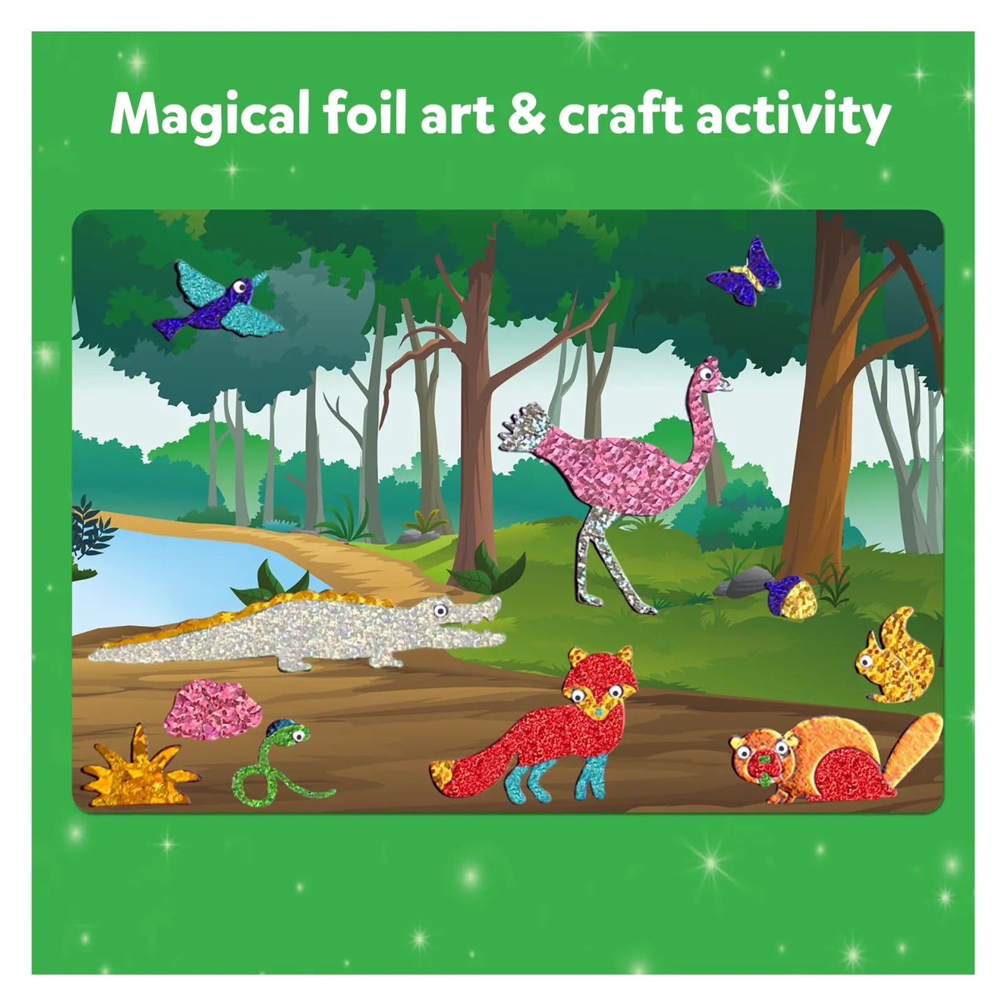 Foil Fun: World Of Animals | No Mess Art Kit