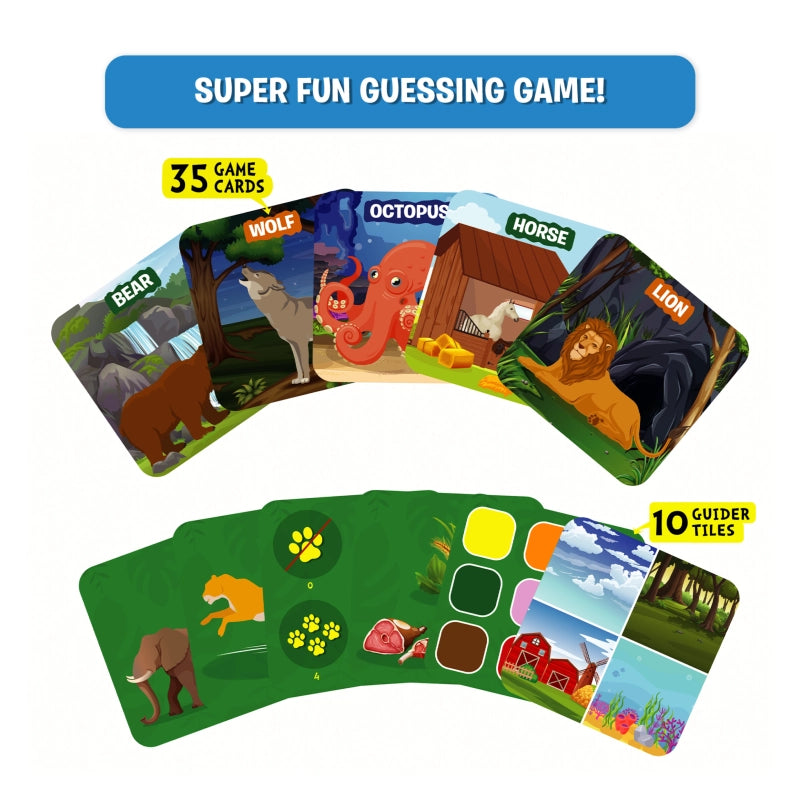 Guess in 10 Junior: World of Animals | Trivia card game