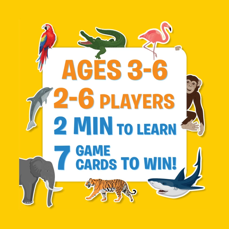 Guess in 10 Junior: World of Animals | Trivia card game