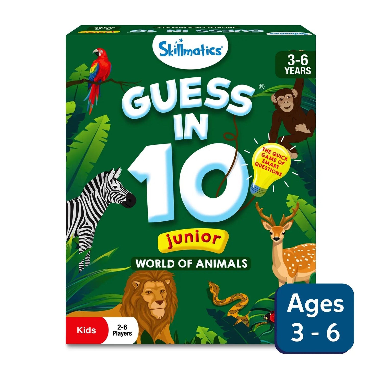 Guess in 10 Junior: World of Animals | Trivia card game