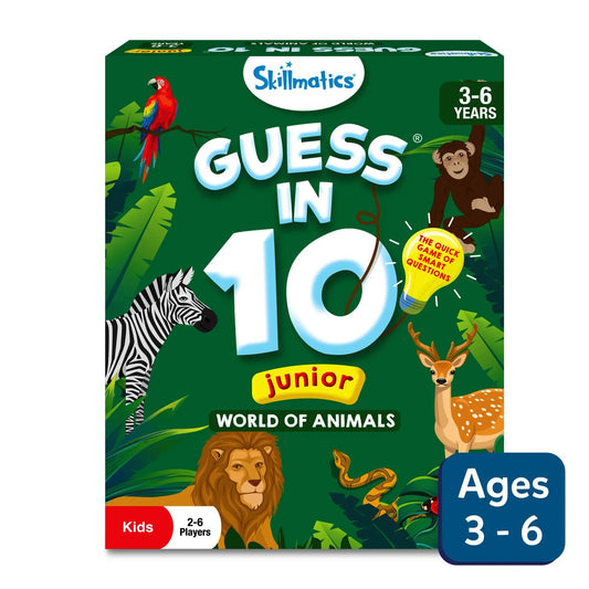 Guess in 10 Junior: World of Animals | Trivia card game