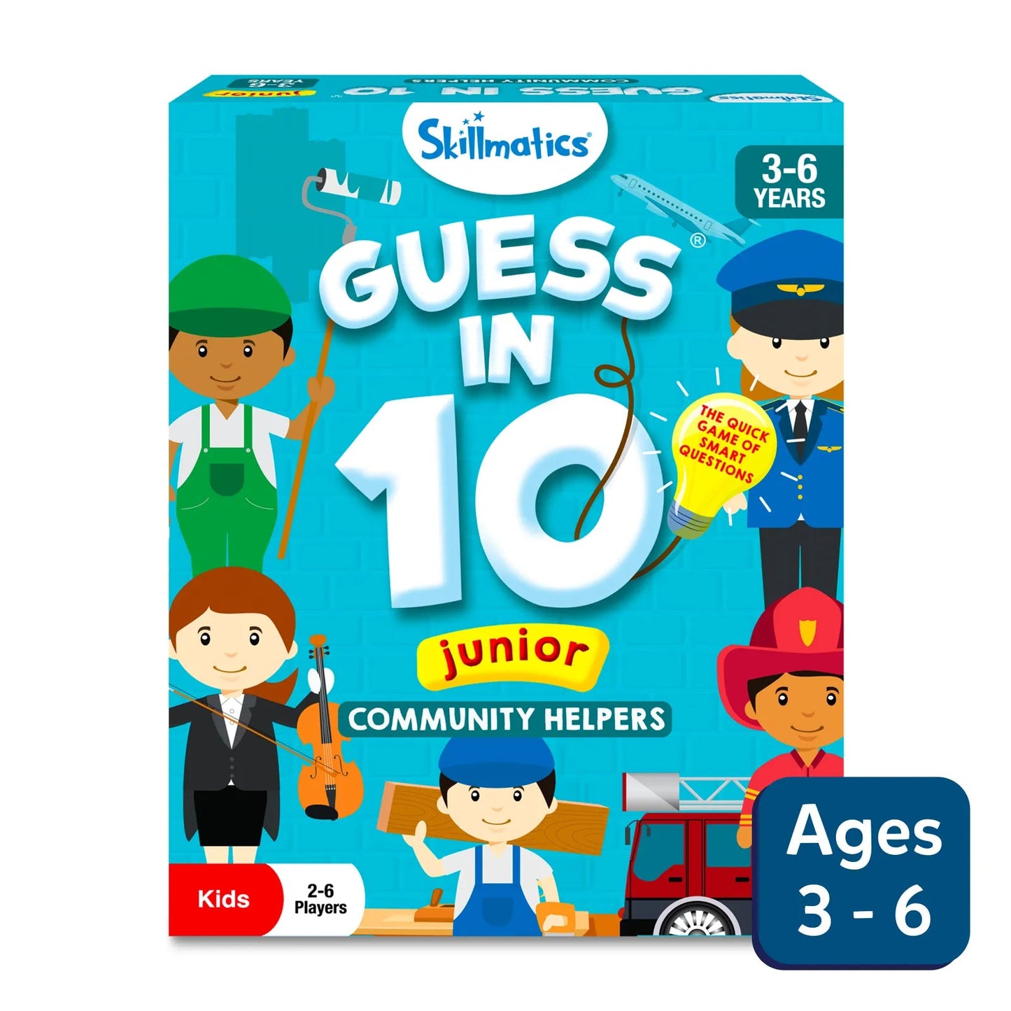 Guess in 10 Junior: Community Helpers | Trivia card game