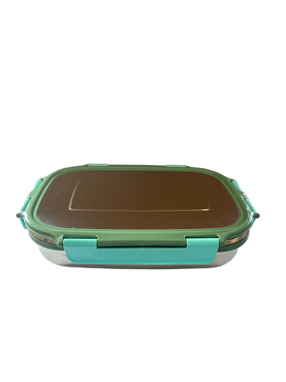 Veigo Large Stainless Steel Lunch Box - Military Green