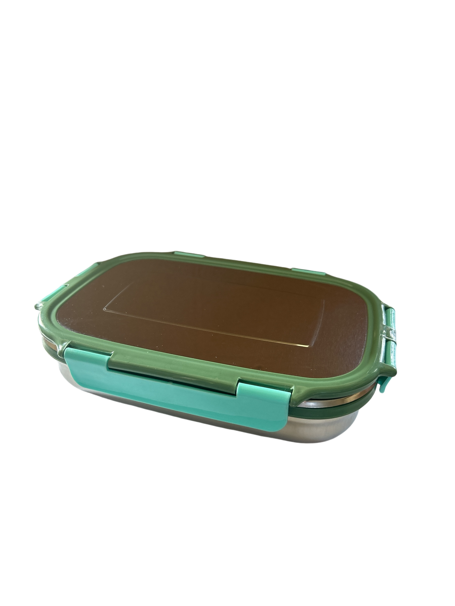 Veigo Large Stainless Steel Lunch Box - Military Green