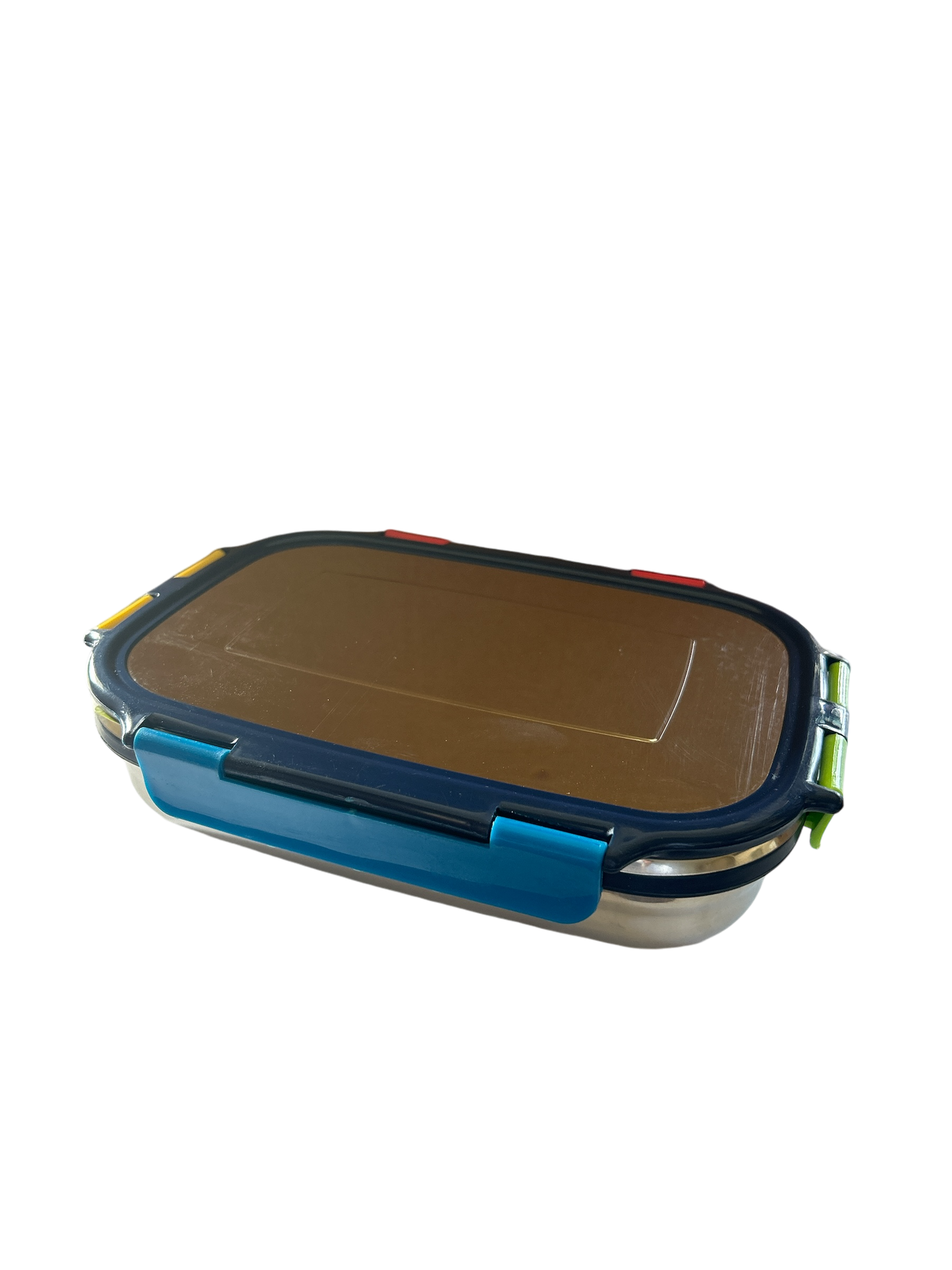 Veigo Large Stainless Steel Lunch Box - Navy Blue | Rainbow Limited Edition