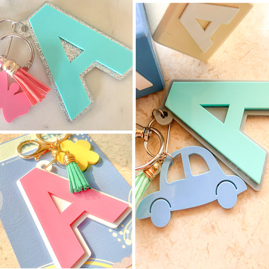 Personalised Keychains/Bag Charms