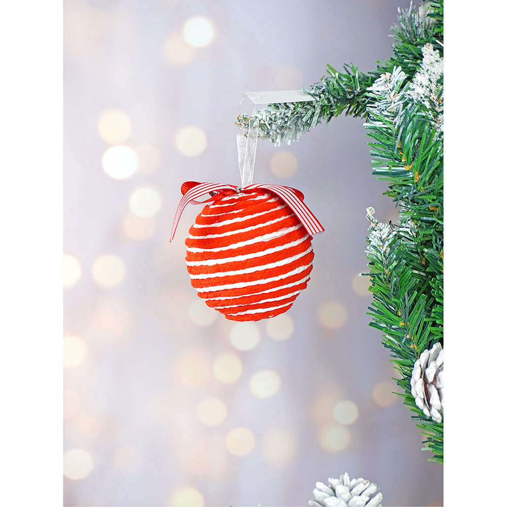 5 pcs Red Candyland themed big size Christmas Tree Ornaments