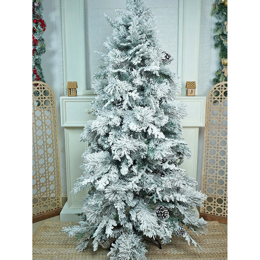 6 feet Snow flocked Large Artificial Christmas Tree Christmas Décor