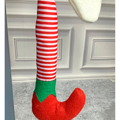 Long Elf Legs & Ears Felt Christmas Party Hat