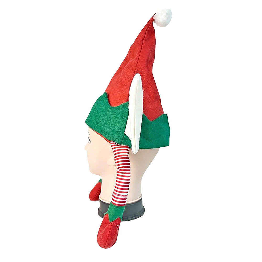 Long Elf Legs & Ears Felt Christmas Party Hat