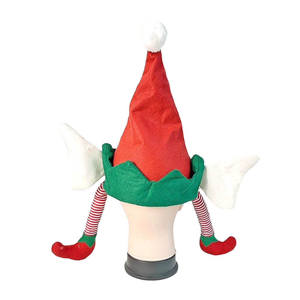 Long Elf Legs & Ears Felt Christmas Party Hat