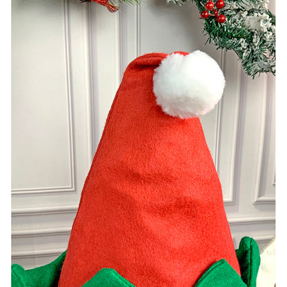 Long Elf Legs & Ears Felt Christmas Party Hat