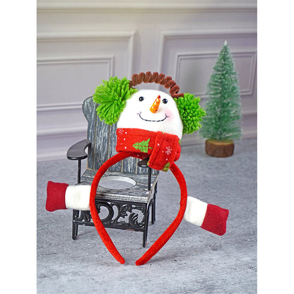 3d Snowman Christmas Hairband for Kids and Adults (Free Size)