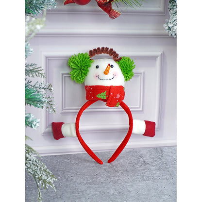 3d Snowman Christmas Hairband for Kids and Adults (Free Size)