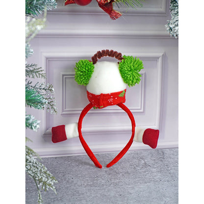 3d Snowman Christmas Hairband for Kids and Adults (Free Size)