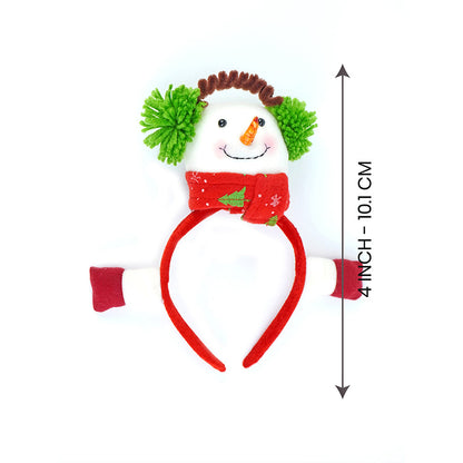 3d Snowman Christmas Hairband for Kids and Adults (Free Size)