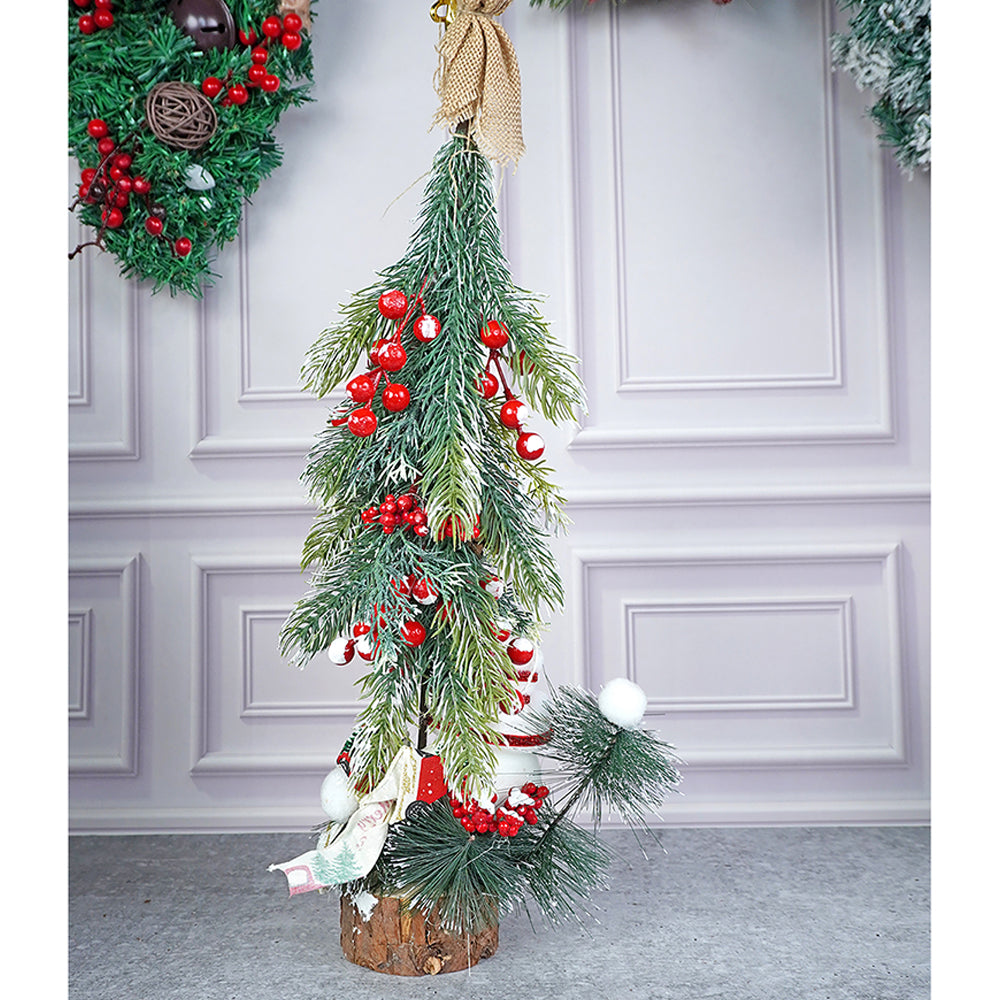 22 inches Snowman with Xmas Tree Christmas Table Décor and Christmas Gift for Kids & Adults