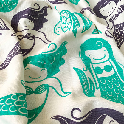 WRAP - Bath Towel - Mermaid Green/Purple