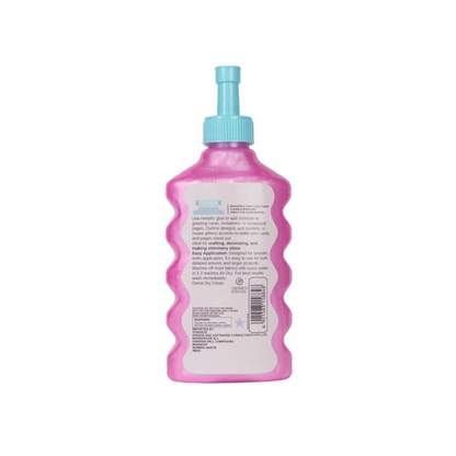 Stikeeze Metallic Sparkle Glue | Pink | 177ML