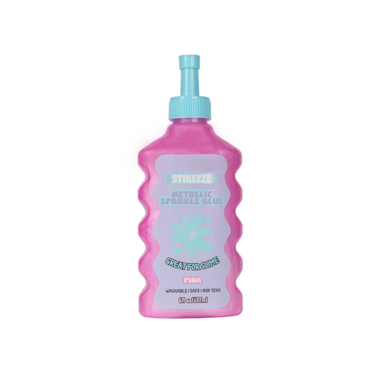 Stikeeze Metallic Sparkle Glue | Pink | 177ML