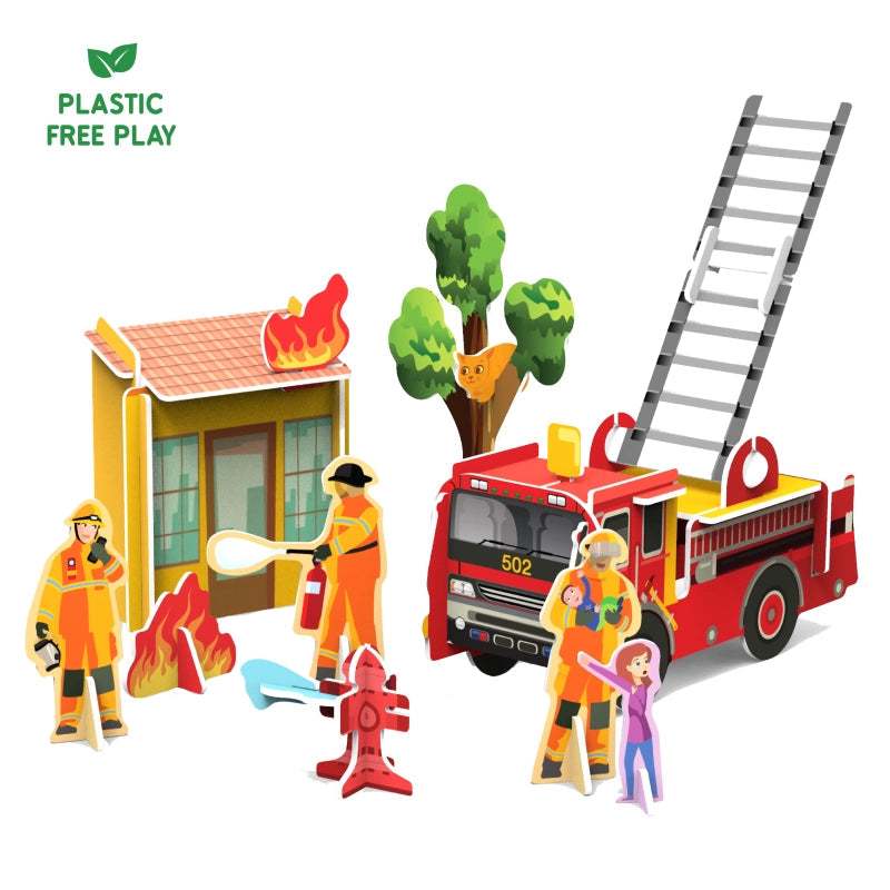 My World: Firefighters to the Rescue | STEM Building Toy