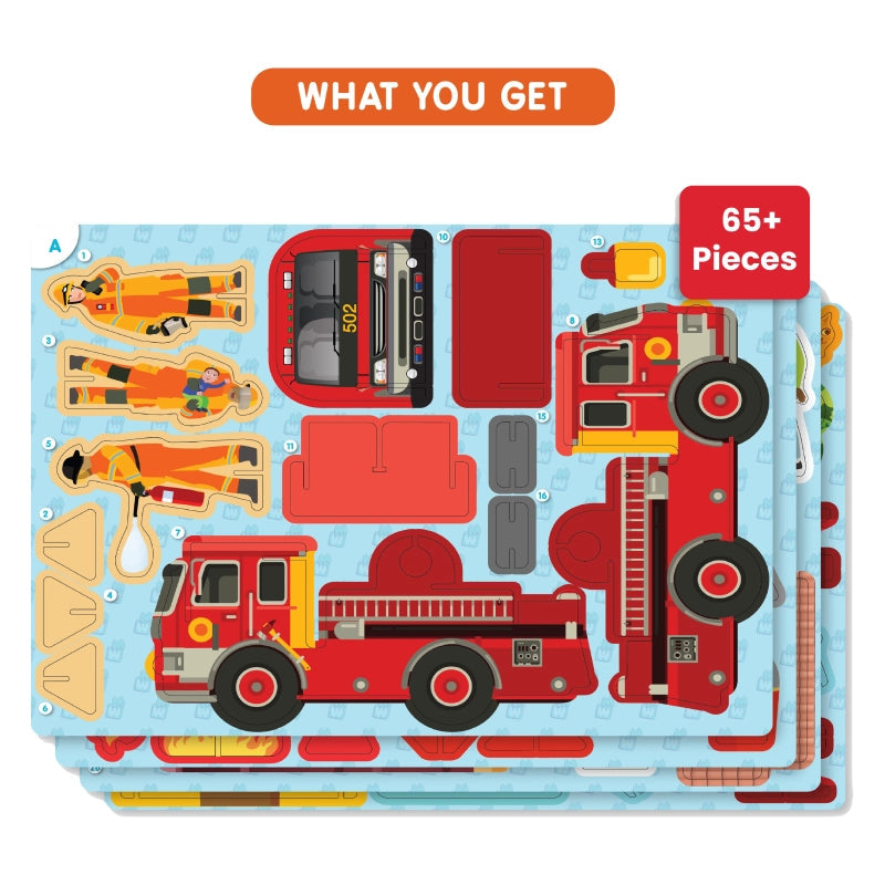 My World: Firefighters to the Rescue | STEM Building Toy