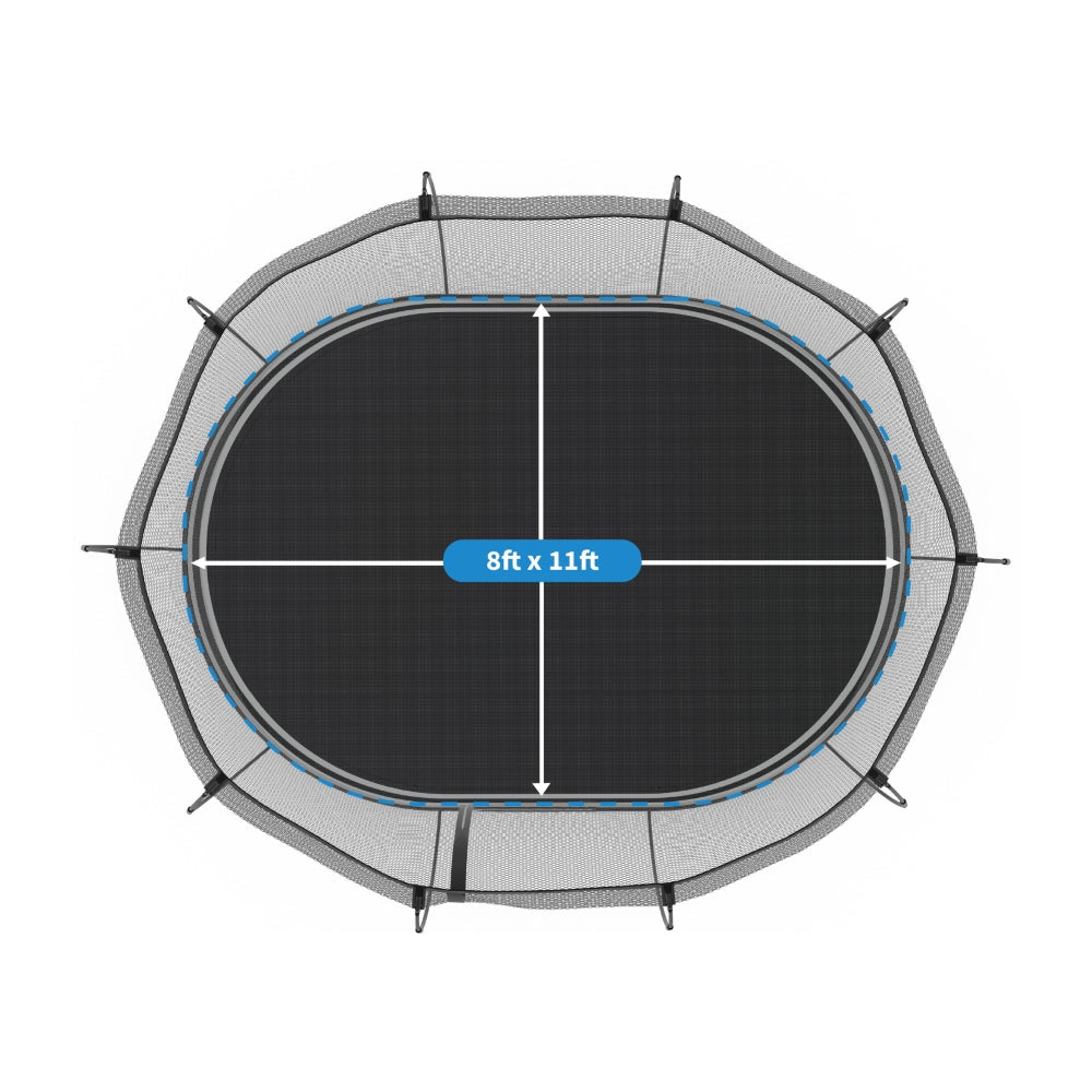 Springfree Medium Oval Trampoline with Enclosure