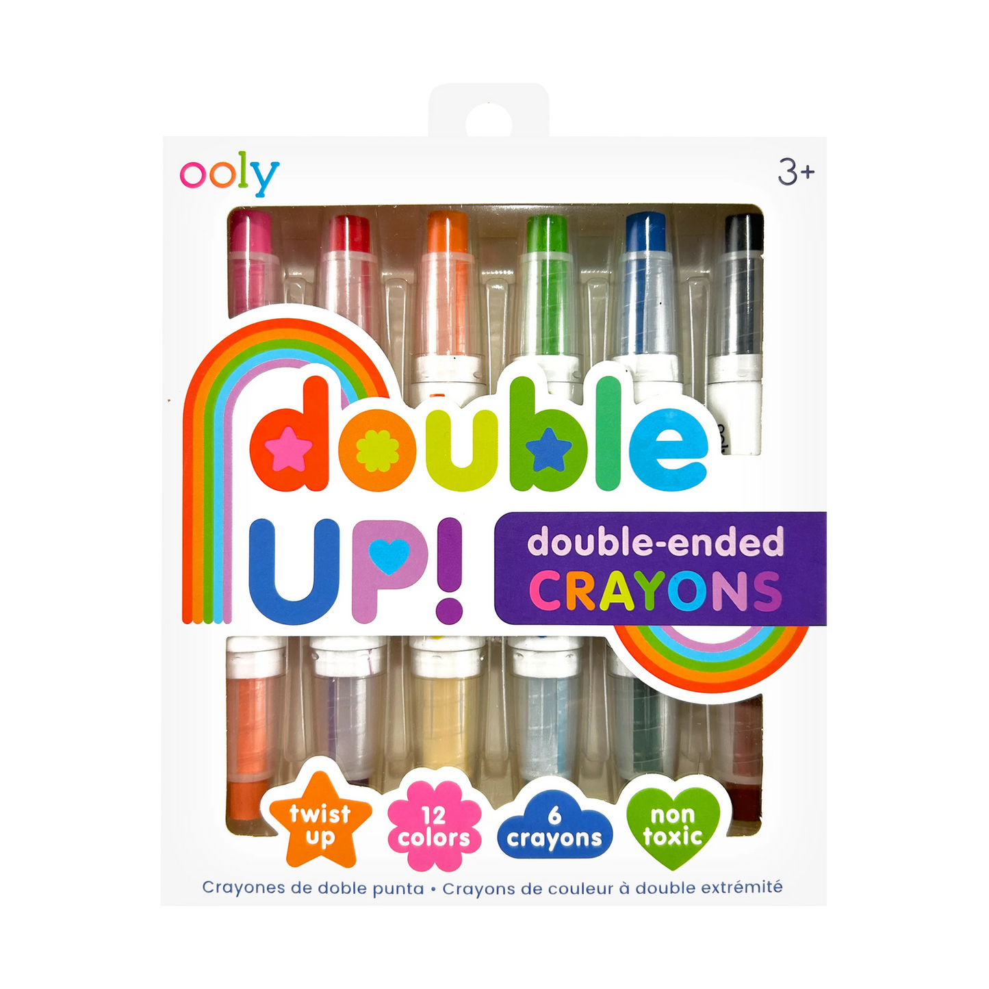 Double Up! Double-Ended Crayons - Set of 6