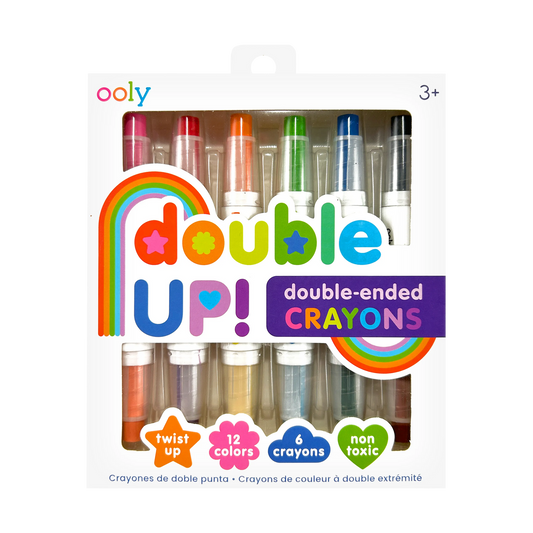 Double Up! Double-Ended Crayons - Set of 6