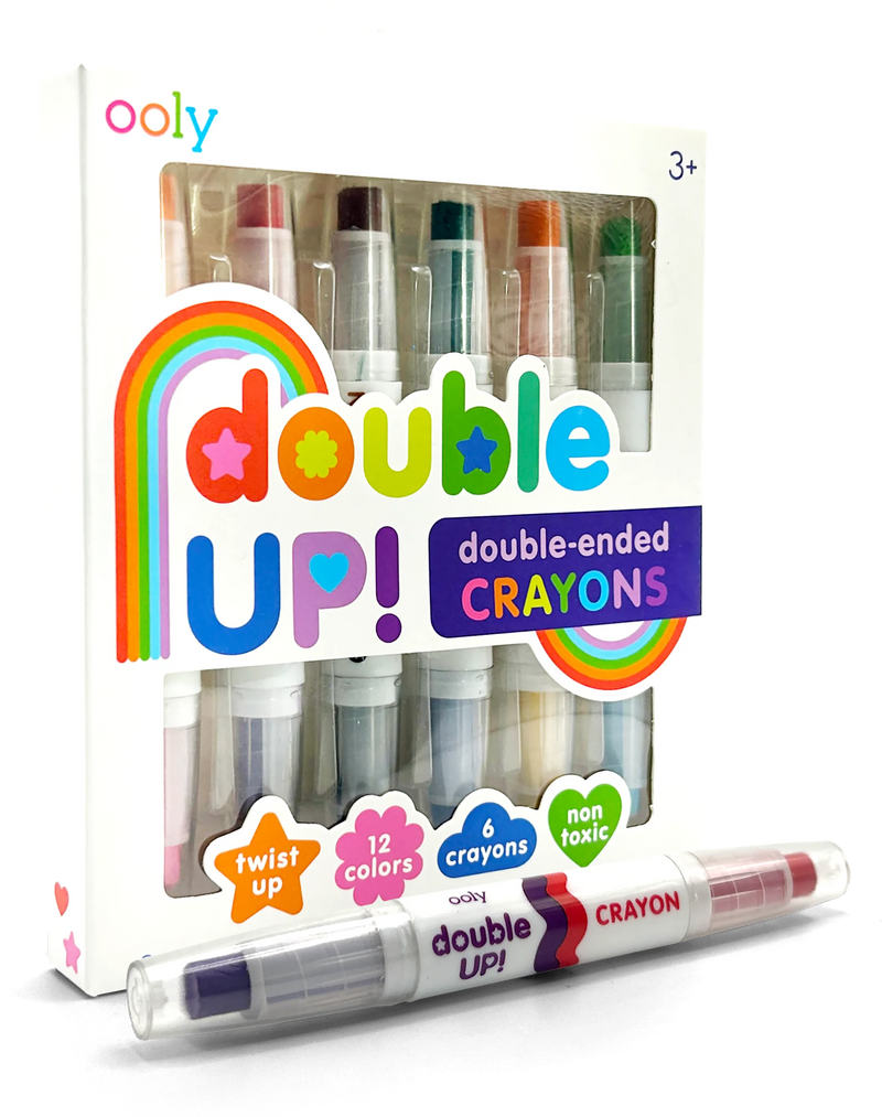 Double Up! Double-Ended Crayons - Set of 6