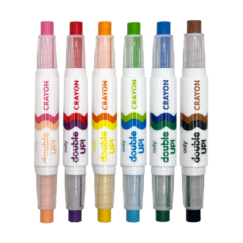 Double Up! Double-Ended Crayons - Set of 6